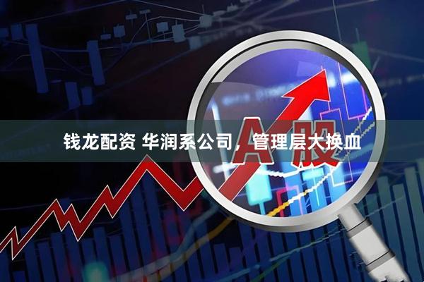 钱龙配资 华润系公司，管理层大换血