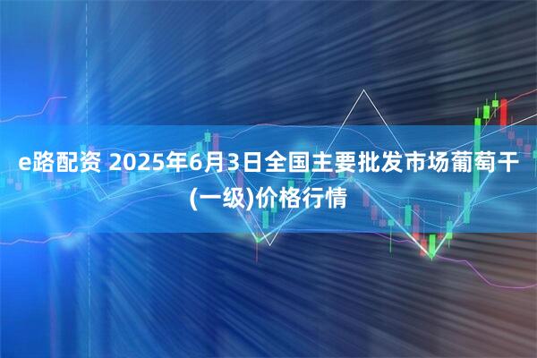 e路配资 2025年6月3日全国主要批发市场葡萄干(一级)价格行情