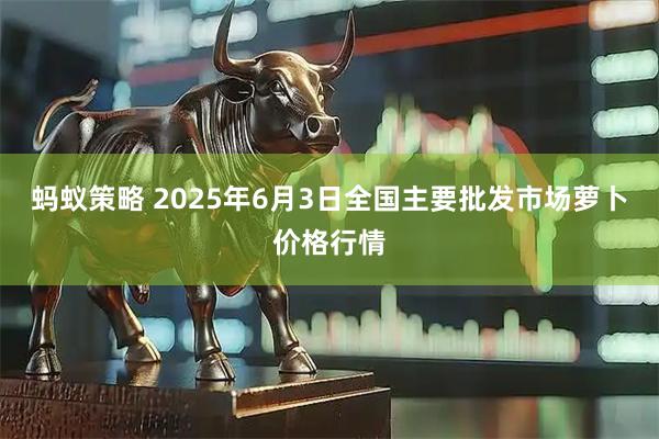 蚂蚁策略 2025年6月3日全国主要批发市场萝卜价格行情