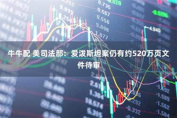 牛牛配 美司法部：爱泼斯坦案仍有约520万页文件待审